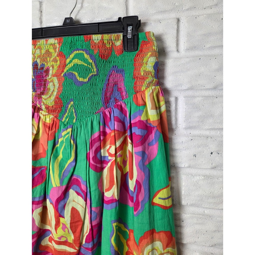 GB Women's size Medium skirt Midi Floral Gianni Bini Pull on Multi color NWT - Picture 2 of 10